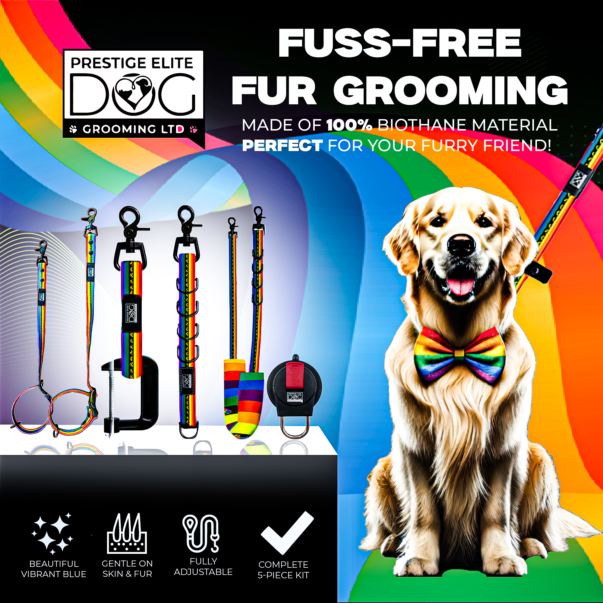 Rainbow Grooming Loops Set